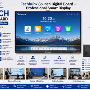 Techhubx 86 Inch Digital Board – Professional Smart Display