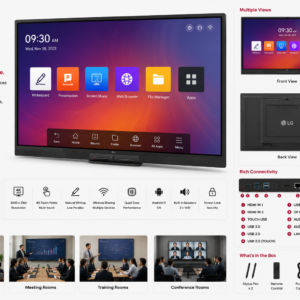 LG 75 Inch Interactive Digital Board