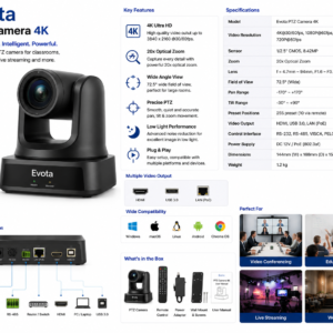 Evota PTZ Camera 4K