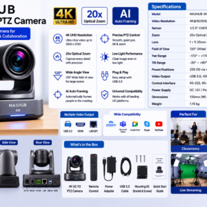 Maxhub 4K UC P2 PTZ Camera