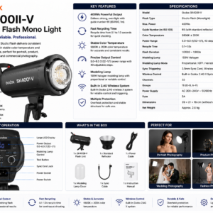 Godox SK400II-V Studio Flash Mono Light
