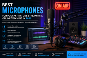 Best microphones for podcasting, live streaming, webinars, and online teaching in 2026