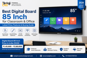 Best 85 Inch Digital Board for Classroom and Office with 4K Touch Screen Display